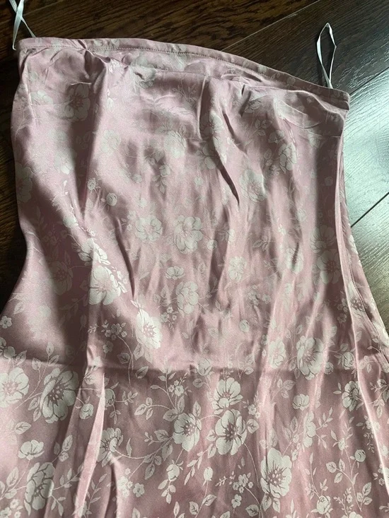 Salvin strapless blush pink maxi dress - Picture 4 of 6